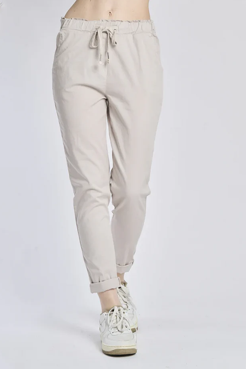 Pantaloni in cotone jogger Teodora